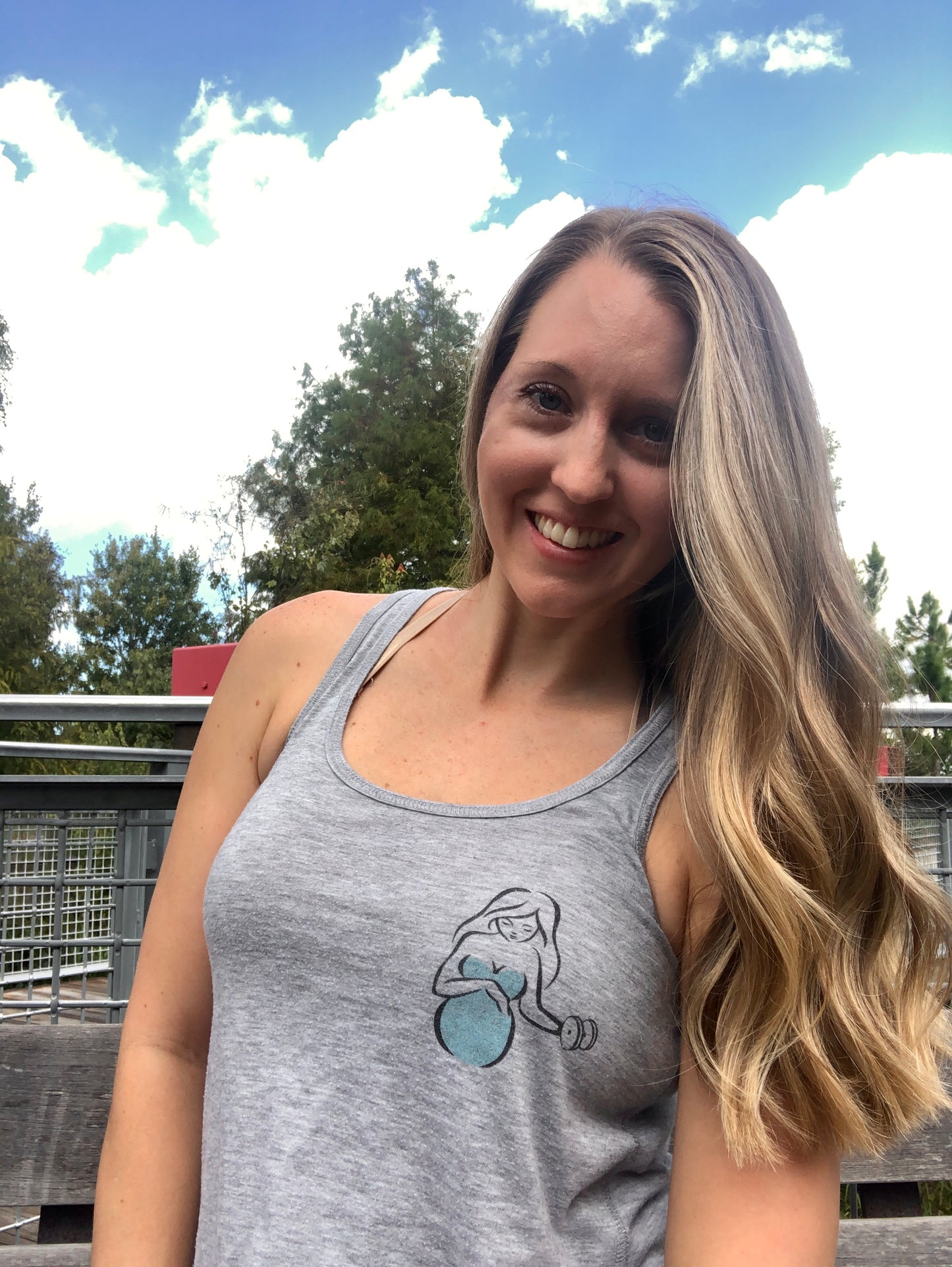 Mommin'Out Logo Tank