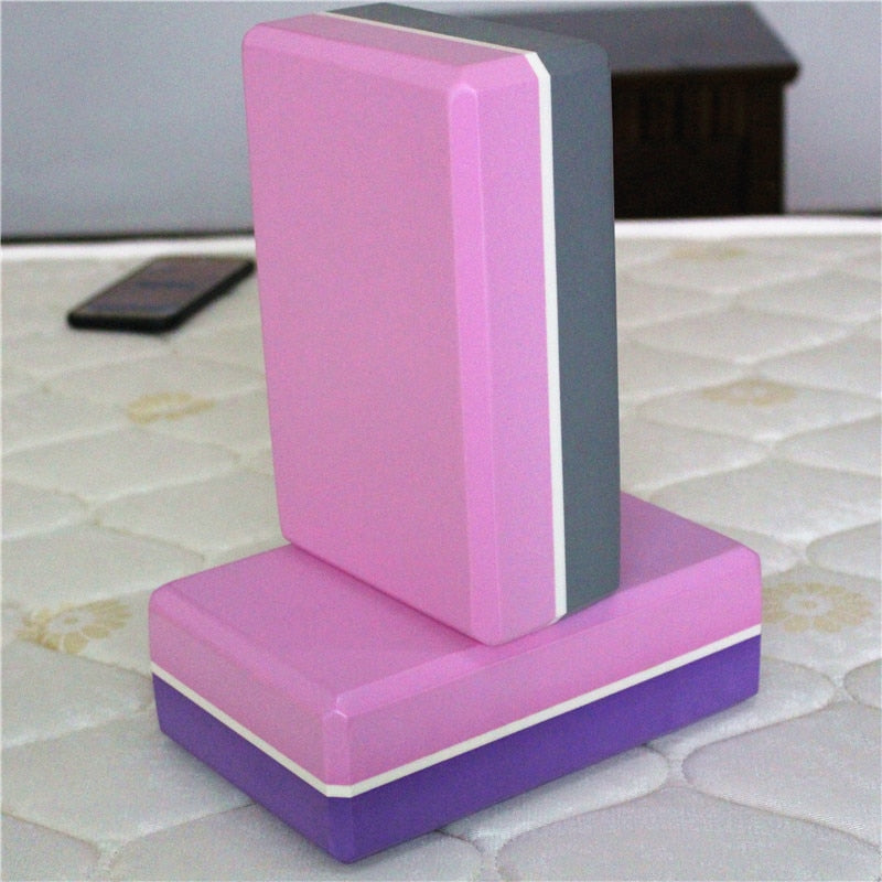 Yoga Block Brick | Foam Brick | Exercise Fitness Tool | Exercise Workout Stretching Aid | Body Shaping & Health Training Equipment