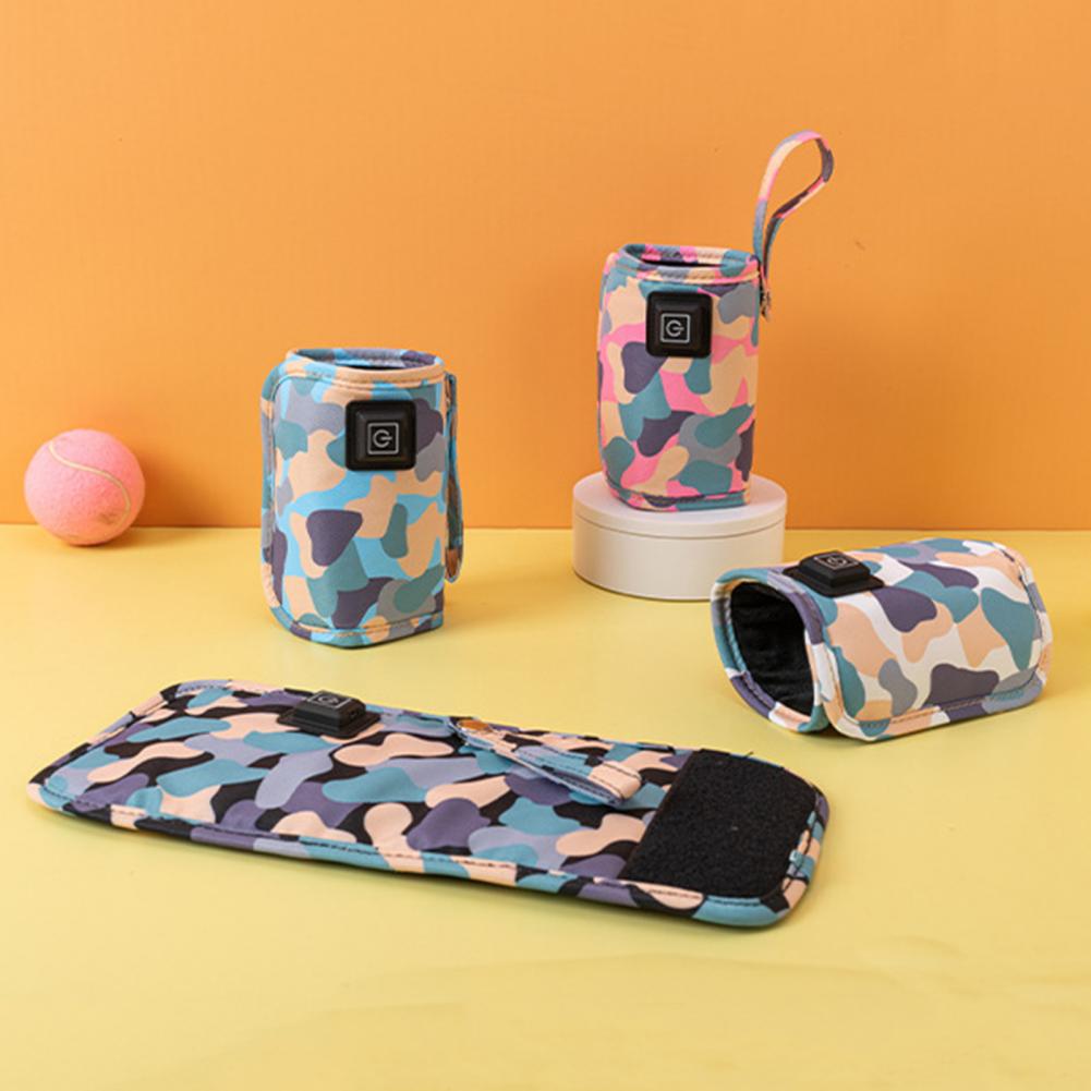 USB Milk Water Warmer | Travel Stroller Insulated Bag Baby Nursing Bottle | Heater Safe Kids Supplies for Outdoor Winter