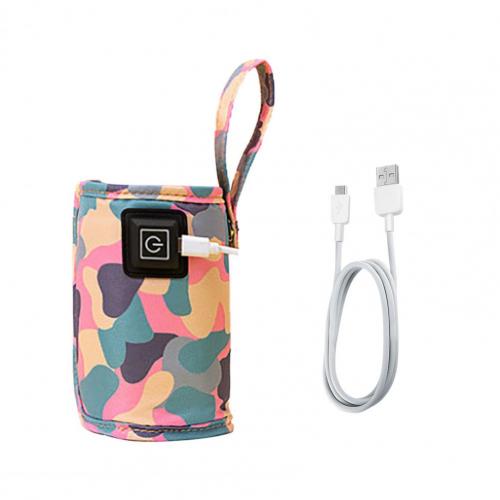 USB Milk Water Warmer | Travel Stroller Insulated Bag Baby Nursing Bottle | Heater Safe Kids Supplies for Outdoor Winter