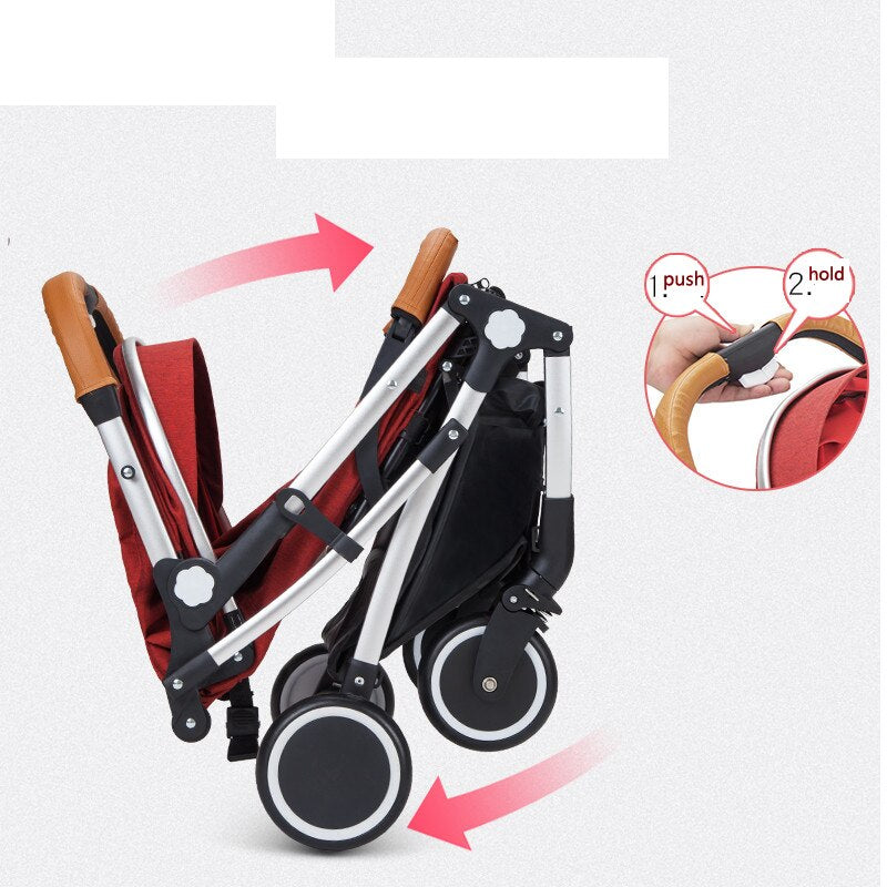 Lightweight baby Stroller | Folding Baby Stroller | Ultra-Light Portable Traveling Toddler Stroller