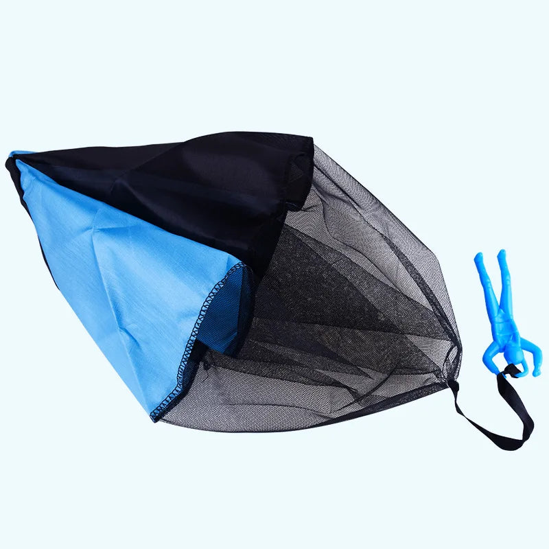 1-3sets Hand Throwing Parachute Kids Outdoor Funny Toys Game Play Toys for Children Fly Parachute Sport with Mini Soldier