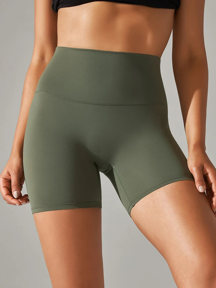 Buttery Soft Sports Shorts Yoga LULU Dupe Shorts Squat Proof High Waist Fitness Tight Shorts Quick Drying Cycling Workout Gym Shorts Buttery Soft