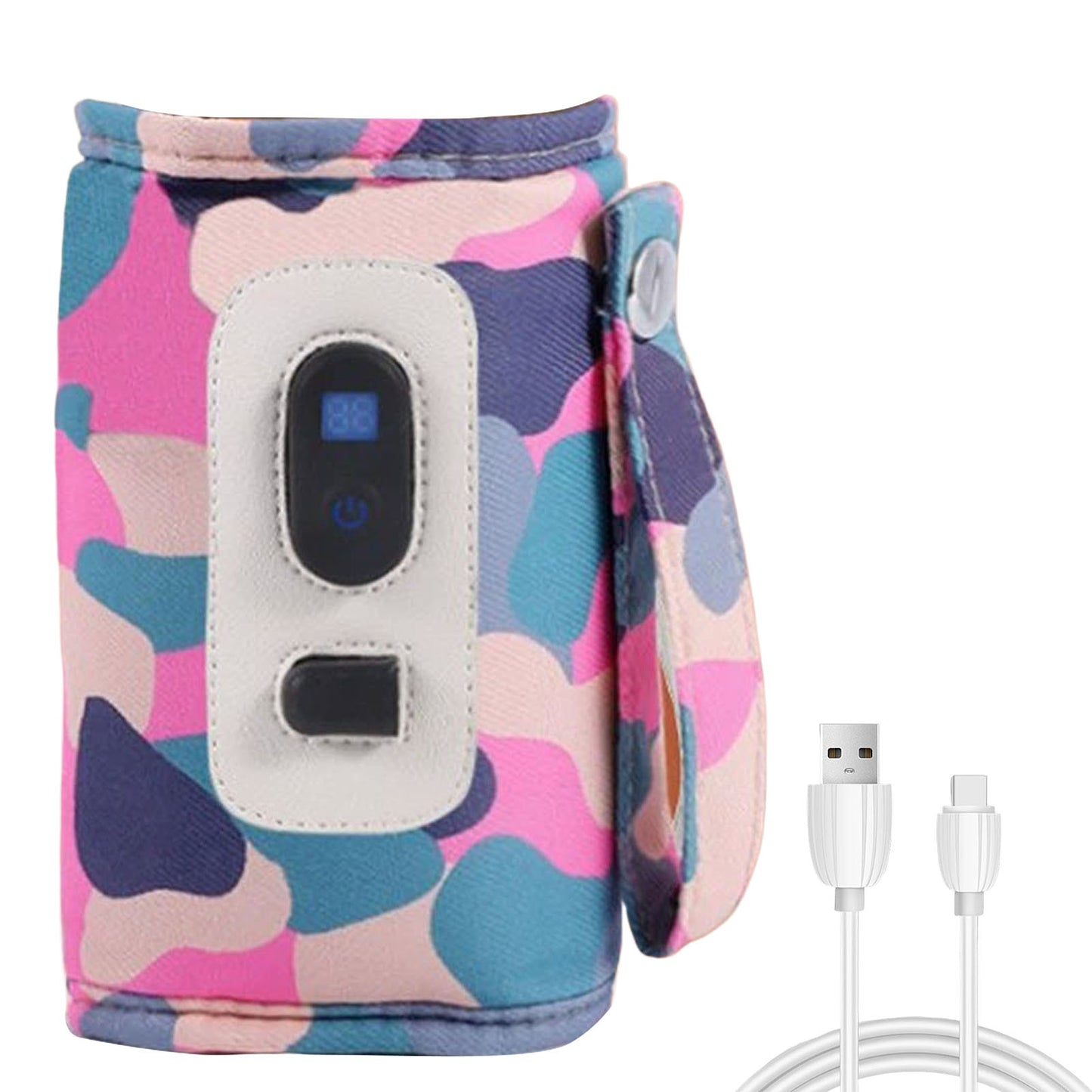 USB Milk Water Warmer | Travel Stroller Insulated Bag Baby Nursing Bottle | Heater Safe Kids Supplies for Outdoor Winter