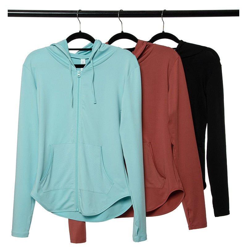 2 & 3-Piece Yoga Set | Women's Breathable Loose Fitness Suit | Zipper Jacket | Sexy Bra | Jogger Pants |Female Gym Clothing Sportswear