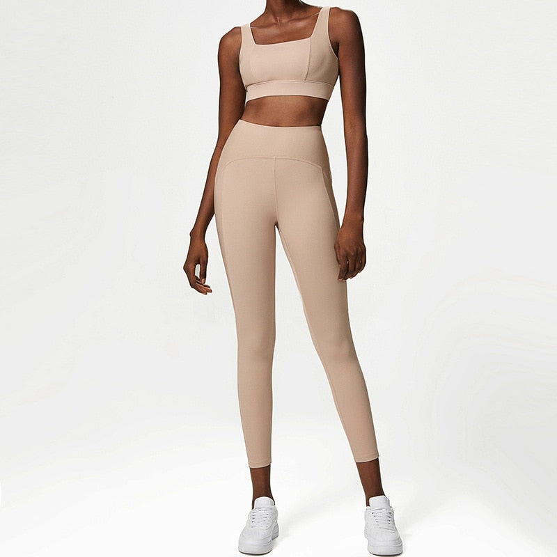 Seamless Tracksuits | Women's Yoga Set | Sports Gym Jackets + Bra + Leggings | Clothes for Women | Sport Outfit | Fitness Suit