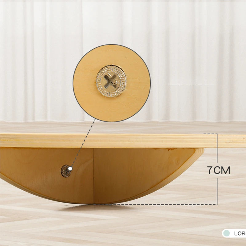 Circular Balance Board Play Kids Training Equipment Kindergarten Sensory Indoor Household Toy Rocking Balance Seesaw Game Home