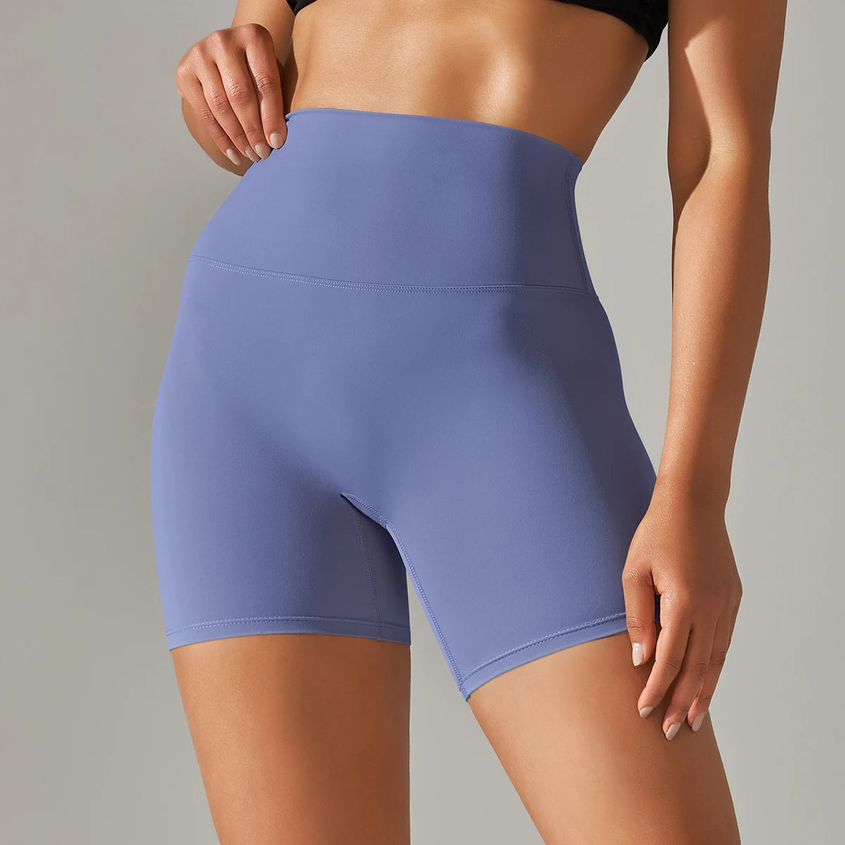 Buttery Soft Sports Shorts Yoga LULU Dupe Shorts Squat Proof High Waist Fitness Tight Shorts Quick Drying Cycling Workout Gym Shorts Buttery Soft