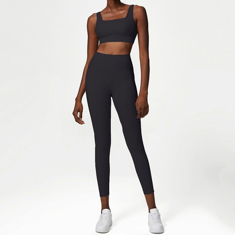 Seamless Tracksuits | Women's Yoga Set | Sports Gym Jackets + Bra + Leggings | Clothes for Women | Sport Outfit | Fitness Suit