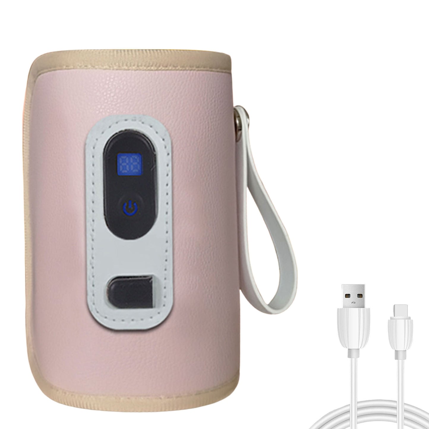 USB Milk Water Warmer | Travel Stroller Insulated Bag Baby Nursing Bottle | Heater Safe Kids Supplies for Outdoor Winter