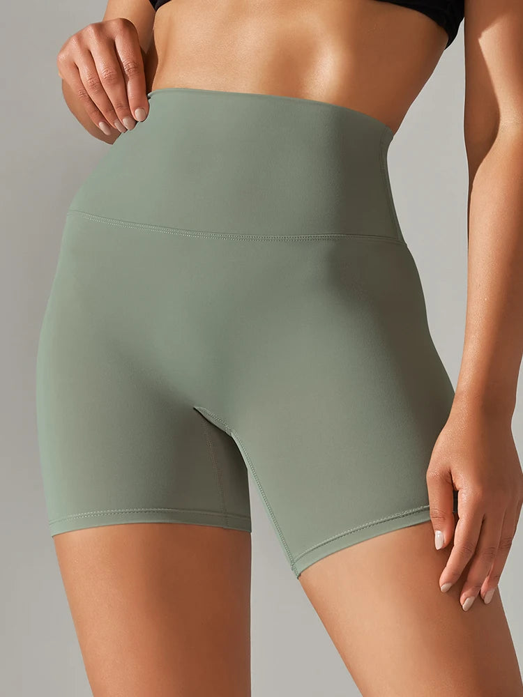 Buttery Soft Sports Shorts Yoga LULU Dupe Shorts Squat Proof High Waist Fitness Tight Shorts Quick Drying Cycling Workout Gym Shorts Buttery Soft