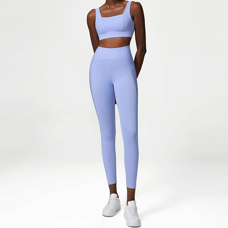 Seamless Tracksuits | Women's Yoga Set | Sports Gym Jackets + Bra + Leggings | Clothes for Women | Sport Outfit | Fitness Suit