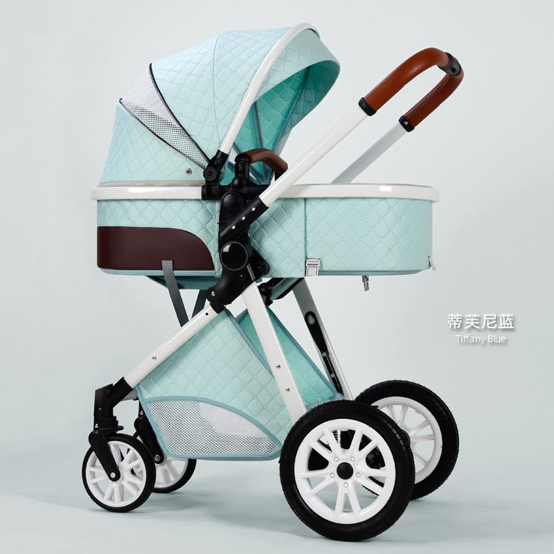 New 3 in 1 Baby Stroller | High Landscape Carriage | Light Newborn Shock Proof Two Way | 2 in 1 Kid Car Baby Comfort