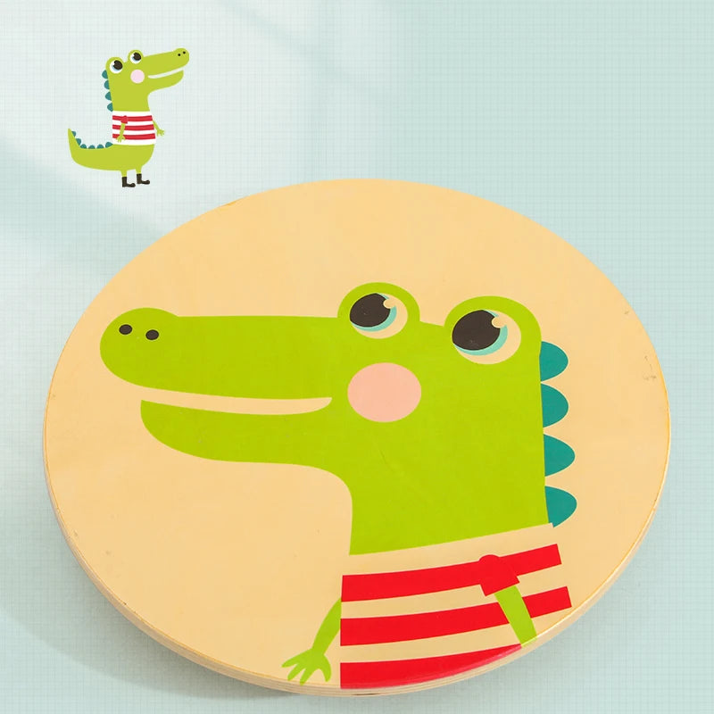 Circular Balance Board Play Kids Training Equipment Kindergarten Sensory Indoor Household Toy Rocking Balance Seesaw Game Home