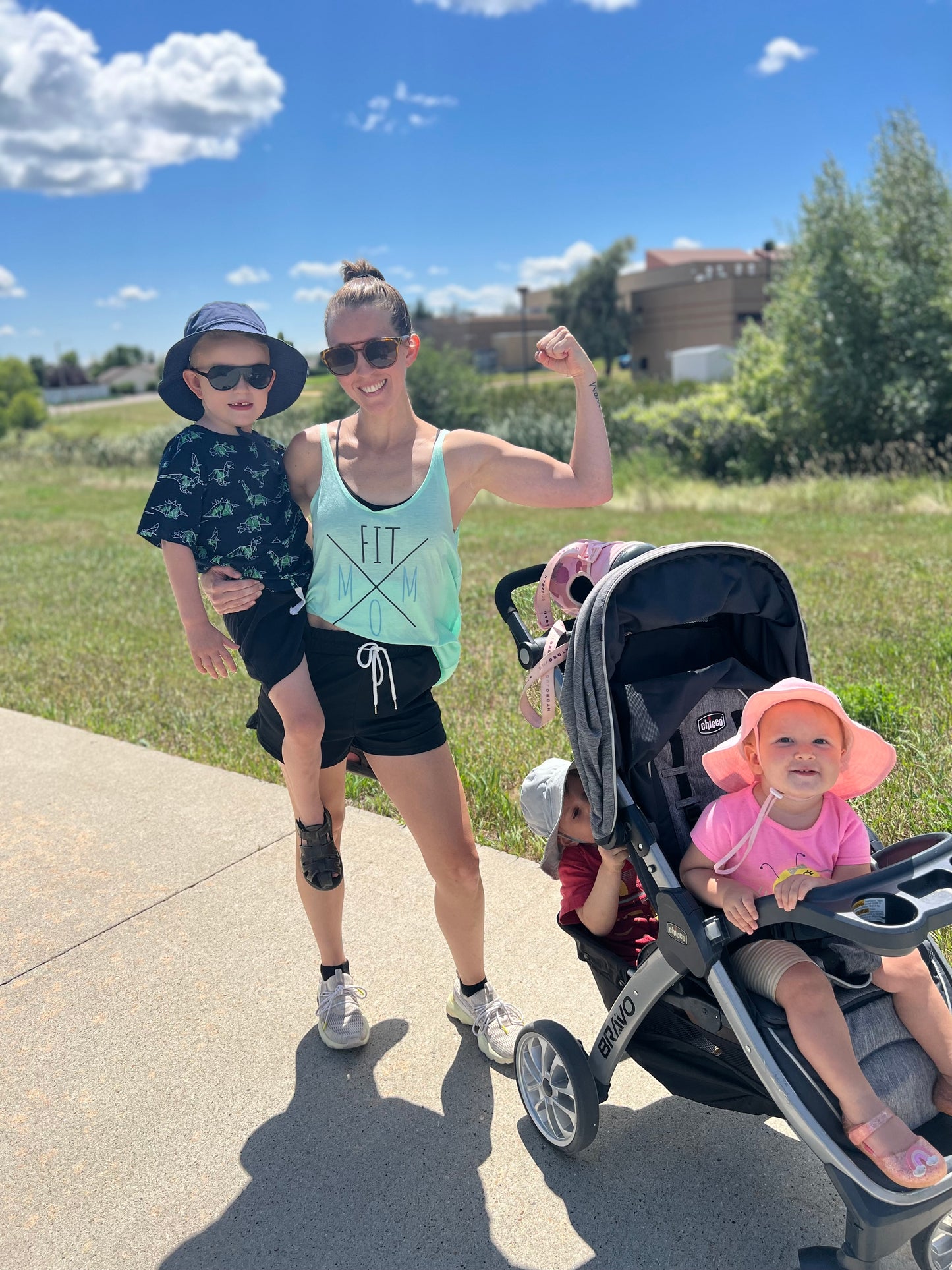 Fit Mom Slouchy Tank