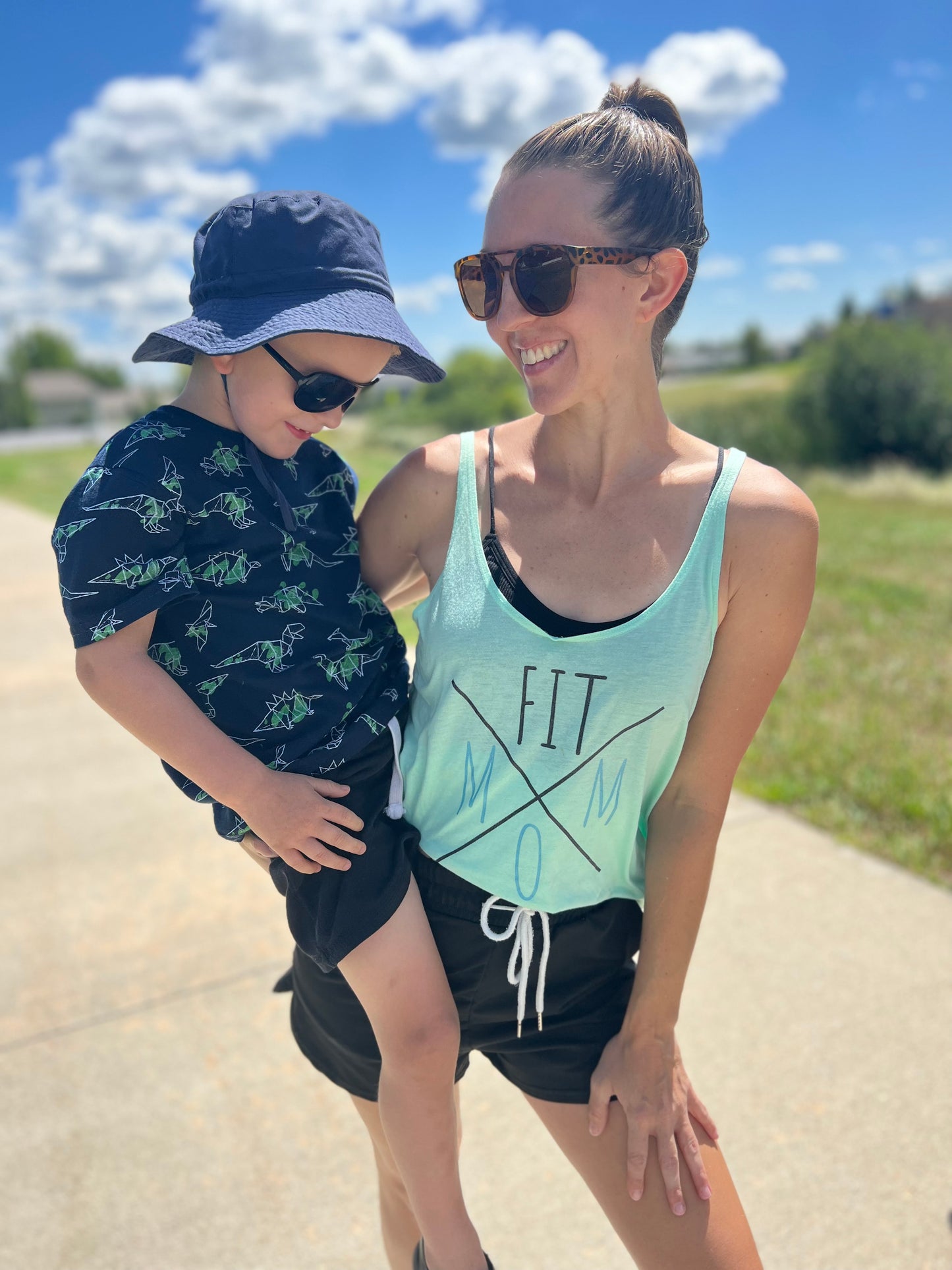 Fit Mom Slouchy Tank