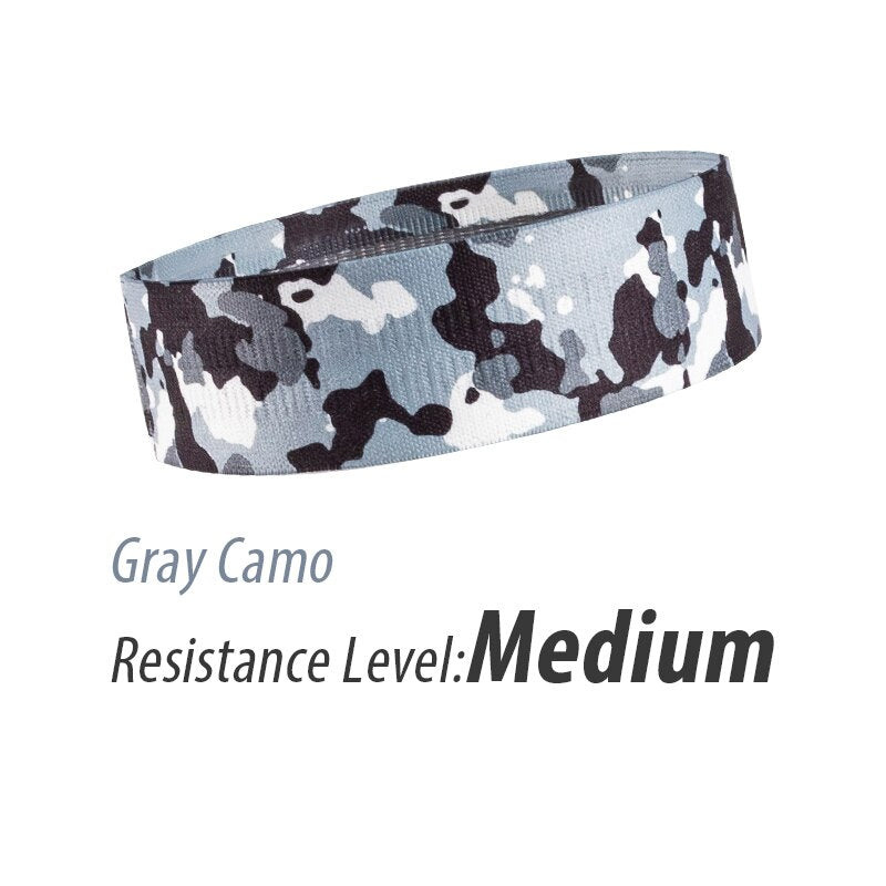 Camouflage Multi-color Booty Band | Hip Circle Loop Resistance Band |Booty Squat Bands