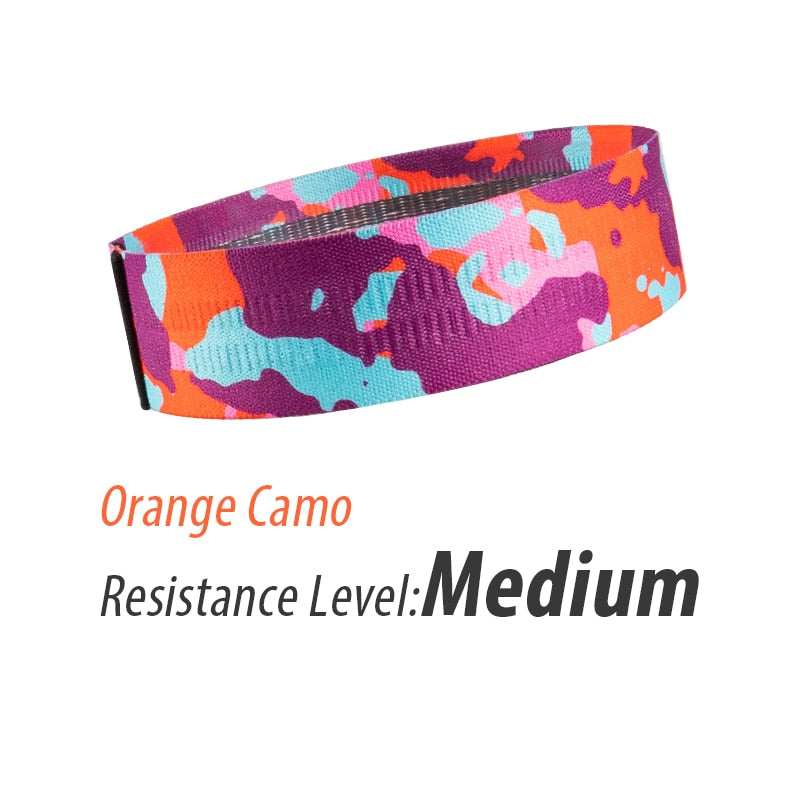 Camouflage Multi-color Booty Band | Hip Circle Loop Resistance Band |Booty Squat Bands