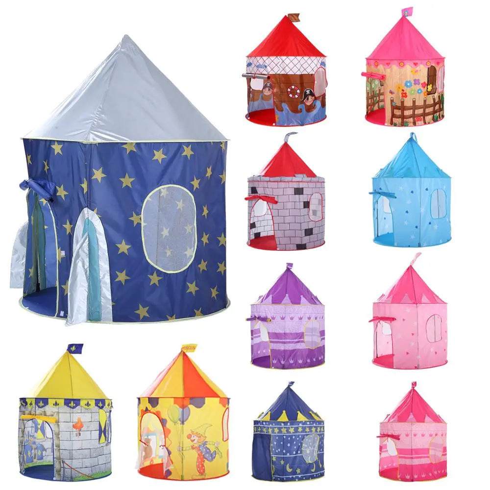 135CM Princess Castle Play Tent Ball Toys Pool Tent Boys Girls Portable Indoor Outdoor Baby Play Tents House Hut For Kids Toys