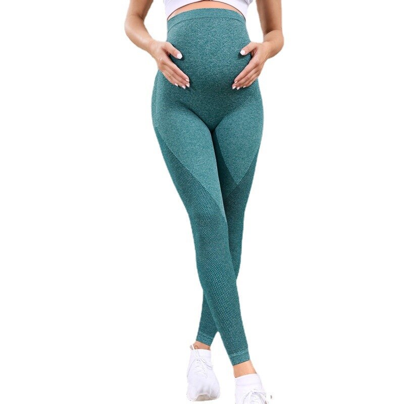 Maternity Seamless Leggings | Pregnant Women Workout Yoga Pants | Comfortable Maternity Outdoor wear