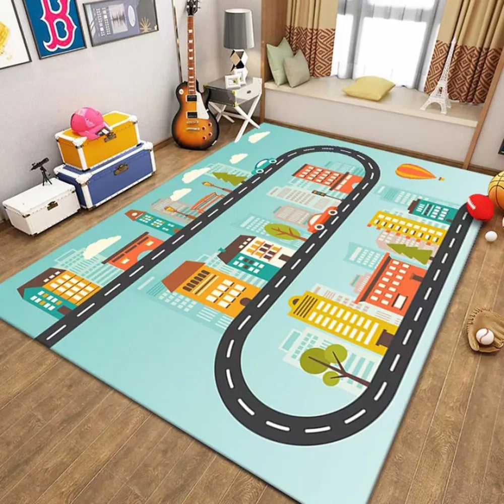 Kids Climbing Play Mat Living Room Bedroom Decoration Children's Room Bedside Carpet Soft Bedroom Sofa Coffee Tablefloor Rug