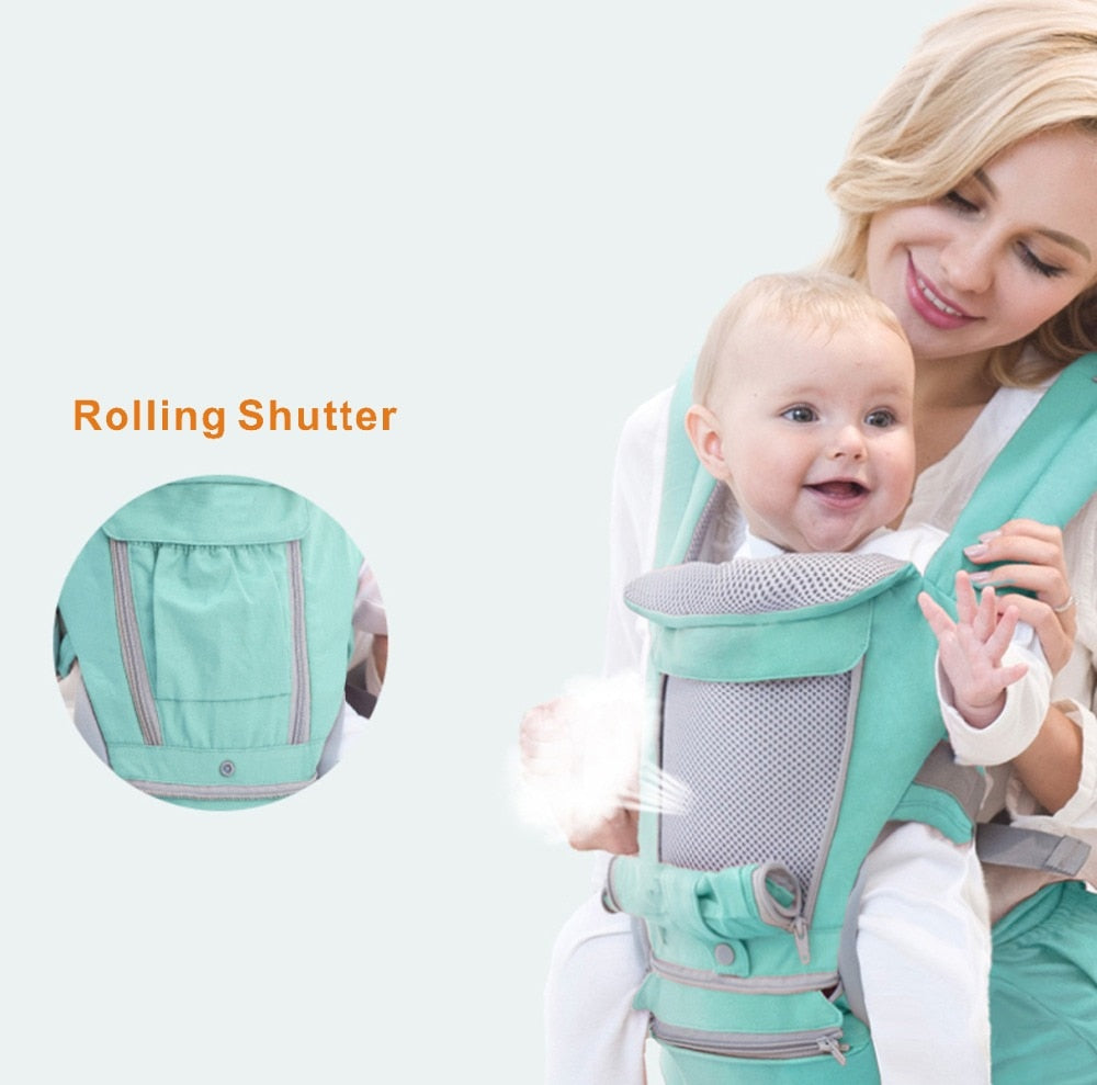 0-36 Months Ergonomic Baby Carrier | Infant Kid Baby Hipseat | Sling Front Facing Kangaroo Baby Wrap | Carrier for Baby Travel