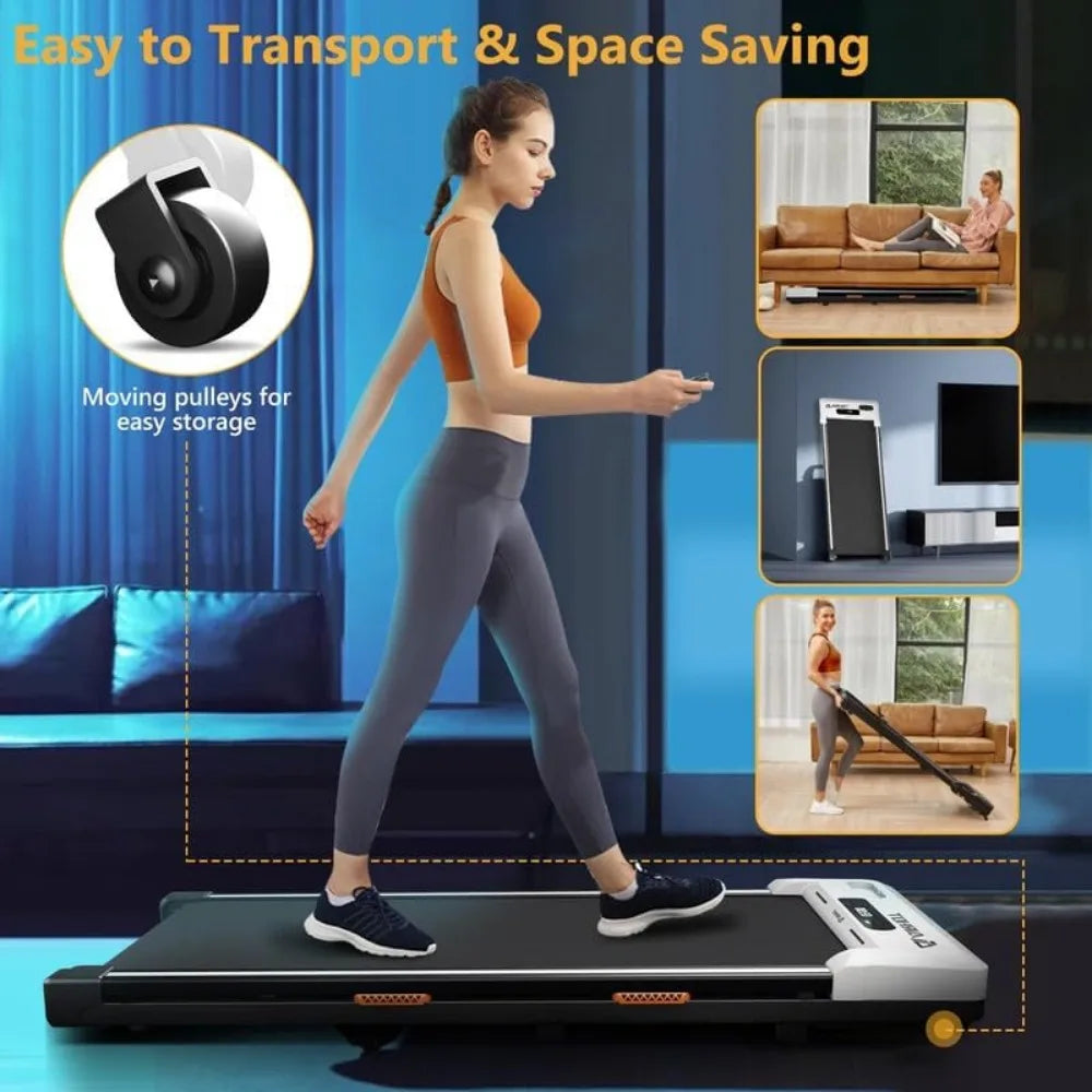 Fitness Equipment Under Desk Treadmill Bieżnie Walking Pad 2 in 1 for Walking and Jogging Treadmil Tredmill Portable Running Mat