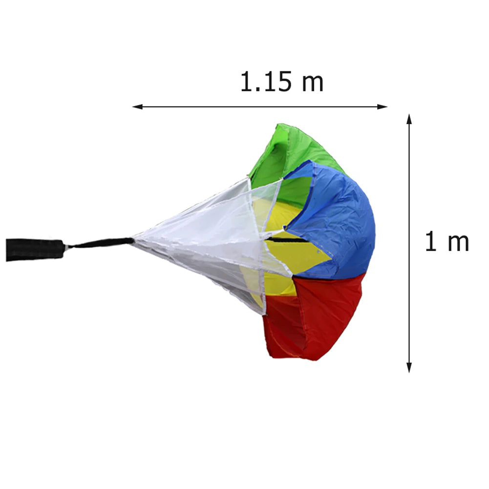 Umbrella Drag Drills Toy Resistance Physical Speed Training Parachute Fitness Running Gym Equipment Outdoor Sport Children Kids