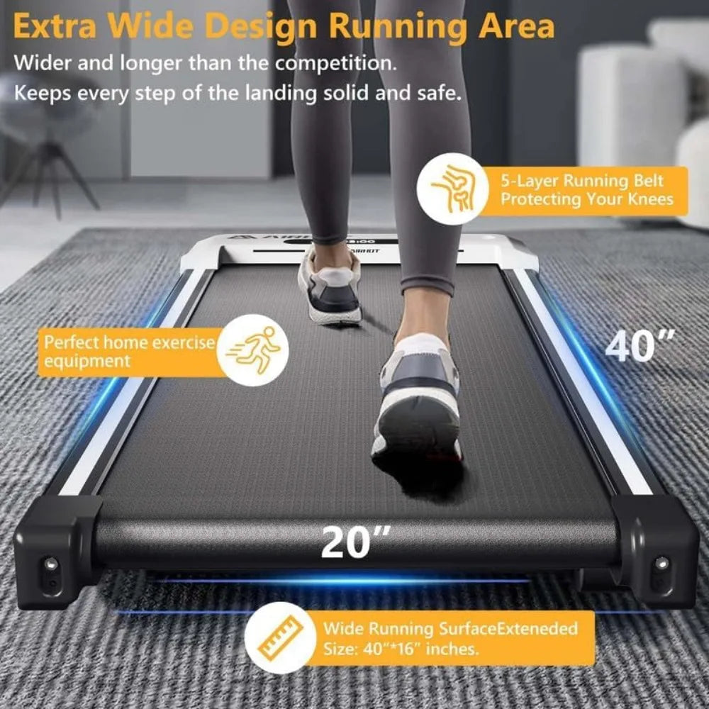 Fitness Equipment Under Desk Treadmill Bieżnie Walking Pad 2 in 1 for Walking and Jogging Treadmil Tredmill Portable Running Mat