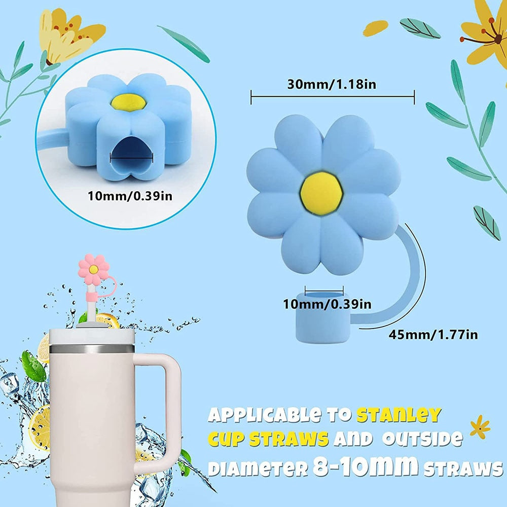 2pcs Straw Covers Cap Silicone Reusable Cup Shaped Straw Toppers Straw Plug  For Stanley 30 & 40 Oz Tumbler Cute Cup Accessory - Water Bottle & Cup  Accessories - AliExpress