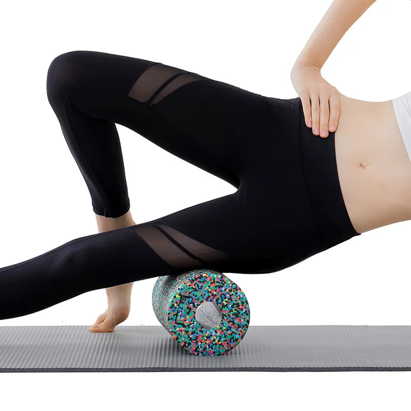 Pilates Foam Roller High Density Fitness Yoga Column Physical Therapy Relieve Pain And Exercise Muscle Massage Camouflage Roller