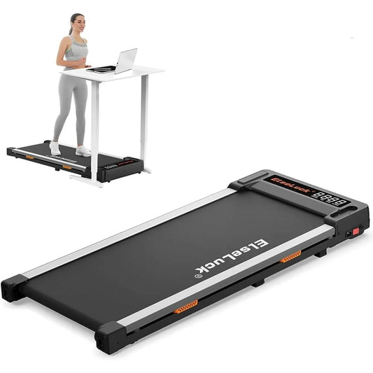 Walking Pad, Under Desk Treadmill Home Office, 2 in 1 Portable Walking Treadmill with Remote Control