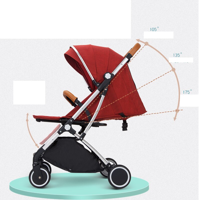 Lightweight baby Stroller | Folding Baby Stroller | Ultra-Light Portable Traveling Toddler Stroller