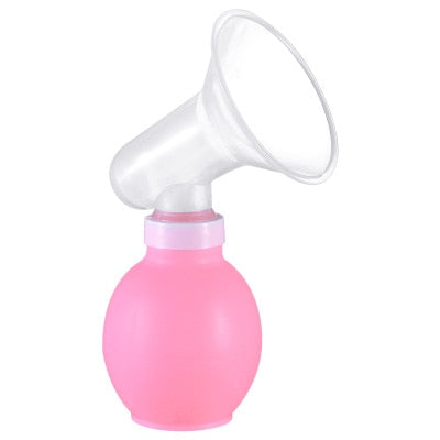 Breast Feeding Pump Manual Breast Pump Nipple Milk Pump Milk Collector  Silic ^