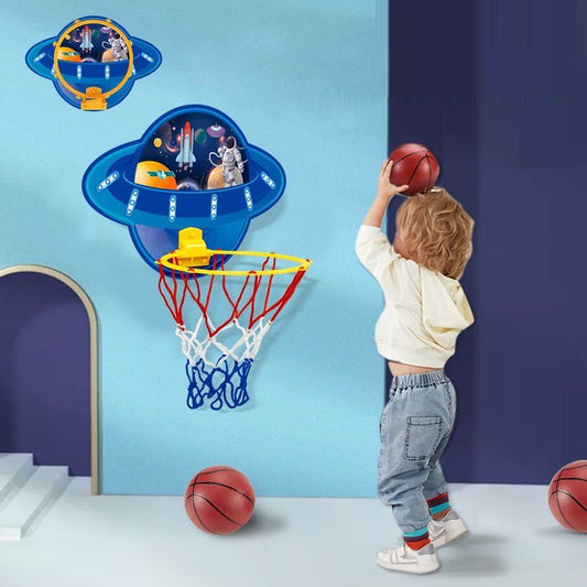 Kids Sports Toys Basketball Hoop Set with Balls | Hanging Ball Shoot | Portable Basketball Toys | Children Games for Boys & Girls | Toddler Basketball