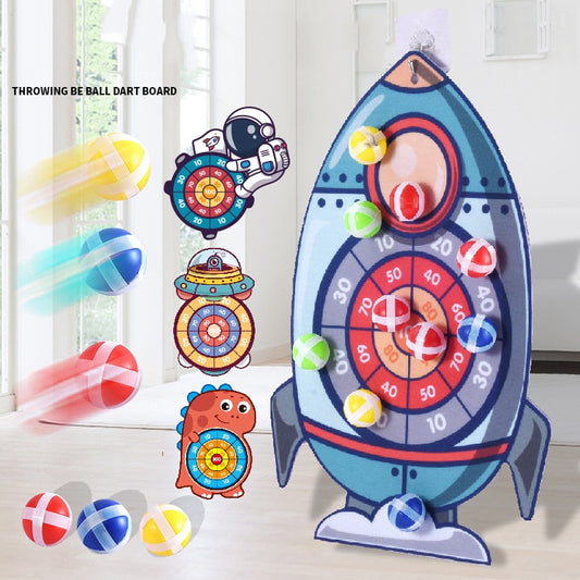 Throwing Dart Game for Kids | Montessori Toy Sports | Baby Kid Games | Sticky Ball Dart Board | Board Game Educational Toys | Games for Children